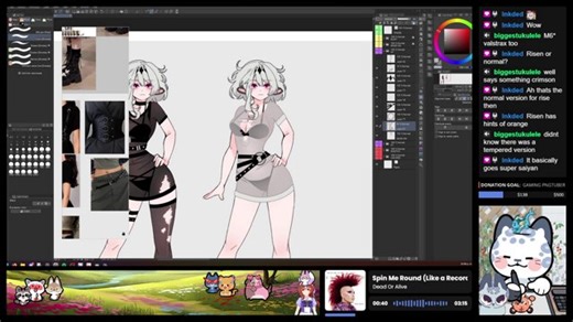 Character design commission! Working hard! [ENG/ESP]