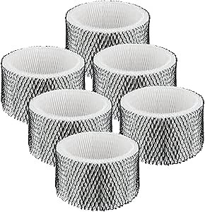 ROMON 6 Pack HWF62 Humidifier Filter A Replacement for Holmes and Sunbeam Humidifiers SCM1100, SCM1701, SCM1702, SCM1762, Replace Part HWF62 HWF62CS HWF62D SF212