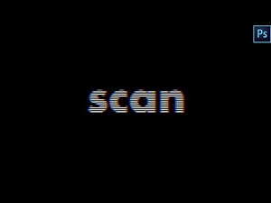 Scan Lines: 2 min Photoshop Tutorial