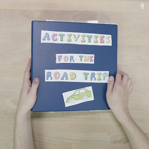 Keep your kids busy (and entertained) in the family car during long road trips with this awesome, easy to make activities binder. | Fatherly