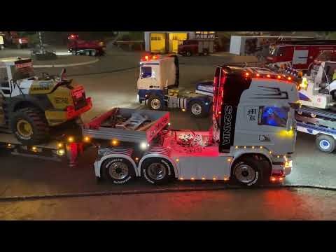 RC Low Loader & Heavy Haulage Trucks in Action: Mercedes, Volvo & Scania Models