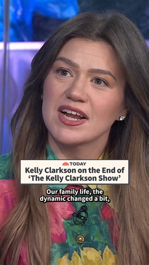 Although the decision to end "The Kelly Clarkson Show" was a tough one for Kelly Clarkson, she told Carson Daly on TODAY that it was "an easy decision as a mama." Brandon Blackstock, Kelly Clarkson's ex-husband and the father of her two children, passed away from cancer in 2025. Clarkson says that recent changes in her family dynamic contributed to the decision, and says that with her kids, "You kind of start seeing life as how precious it is, too." | Today Show
