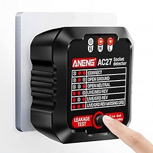 ANENG Outlet Tester Electrical Tools Power Socket Detector Automatic Circuit Tester Polarity Voltage Receptacle Wall Plug Checker: Amazon.com: Tools & Home Improvement