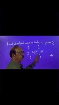 Find UNLIMITED Rational Numbers Between Any Two Numbers! 🤯 Method 2 #shorts