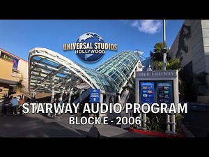 Universal Studios Hollywood StarWay Escalator Audio Program Block E 2006 Audio Stems