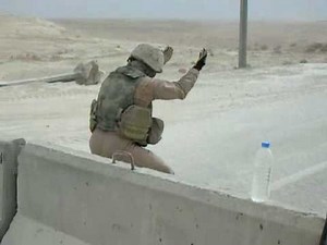 Checkpoint in Iraq - funny