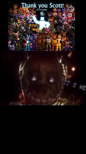 #fnaf #scott #springtrap #goldenfreddy #fypシ #thankyouscottcawthon