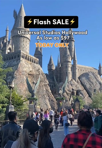 Limited Time Flash Deal on Universal Studios Tickets!