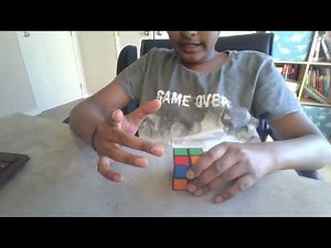How to solve a 2x2 Rubix cube.