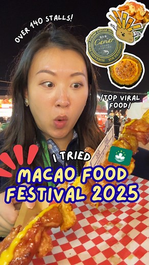 Macao’s event of the year is here — Macao Food Festival! Over 140 food stalls, endless delicious options, and yes, the prices might be a bit high, but totally worth every bite. The festival is always packed with people but every year, it’s always a blast! Seriously, you HAVE to try the chicken skewers (best I’ve ever had), pumpkin Basque cheesecake, and the cutest duck coconut pudding! The festival runs until the end of November, so are you going this year? Let’s eat all the things! #MacaoFoodFe