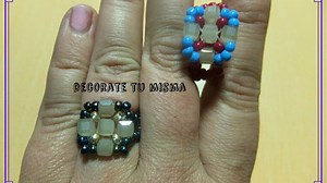 Bisutería DIY: cómo hacer anillos con abalorios