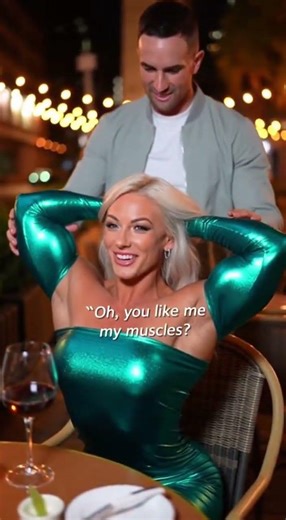 Female Bodybuilder Tight Dress #olympia #bicep #muscle #fbb #bodybuilding #bodybuilder