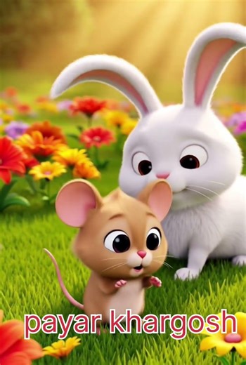 mitthu khargosh pyara #viral #aivideo #youtube #yourhelp #kids #cartoon