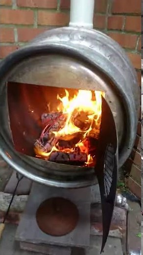 Home made wood burner