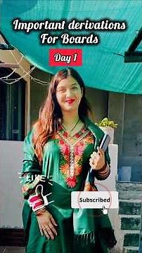 🔥CBSE’s Favourite Physics Derivation 😳 | Class 12 Boards 2026