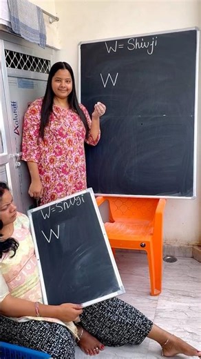 W = shivling drawing tutorial by mother and daughter step by step for beginners #shorts