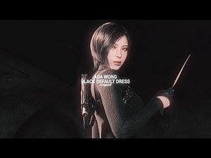 Ada Wong Black Default Dress [Resident Evil 4 Remake]
