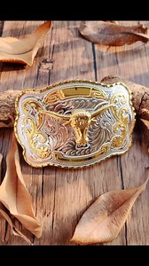 1.4K views · 39 reactions | Large elegant western belt buckle ##beltbuckle #westernbeltbuckle #cowboys #belt #menaccessories #westernfashion #longhorns #bull #country | Cowderry | Facebook