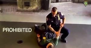NYPD officers given instruction in takedown techniques