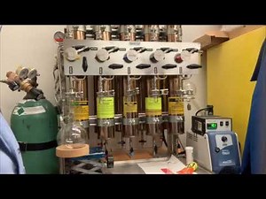 Using a pressurized liquid solvent dispenser (SPS: solvent purification system)