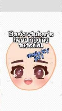 Basic Vtuber’s head rigging tutorial (angle xy) #tutorial #vtuber #art #live2d #pngtuber #fyp