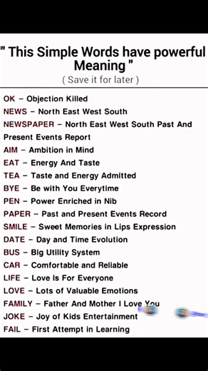 🔔 Follow @Hari_speak5 for daily English tips that boost your fluency, confidence, and real-life speaking skills. ✨ 📌 Save this post — you’ll want to revisit these meanings to upgrade your vocabulary naturally. 📝 💬 Which word surprised you the most — “SMILE,” “FAIL,” or “LOVE”? 👀👇 📝 Mini challenge: Comment ONE simple English word and I’ll give you a powerful meaning for it. ⚡ #DailyEnglishTips #FluentEnglish #SpeakWithConfidence #Hari_Speak5 #LearnEnglish #VocabularyBoost #EnglishForLife #