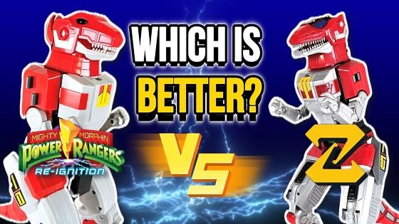 Power Rangers Re-ignition vs Zord Ascension Project RED Tyrannosaurus