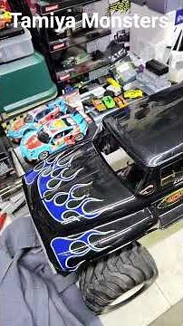Tamiya monster beetle & squash van rc trucks #rccar #automobile #rctruck #tamiya