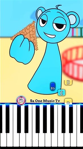 Playing Dalgona Candy | piano 🎹 #sprunki #dalgona #incredibox