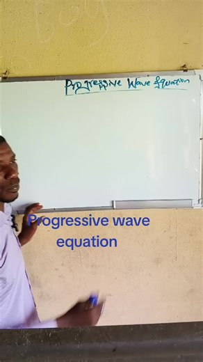 Progressive wave equation explained in less than a minute! Traveling in  x direction. Don’t miss this! #WaveMotion #EasyPhysicsWithVincent