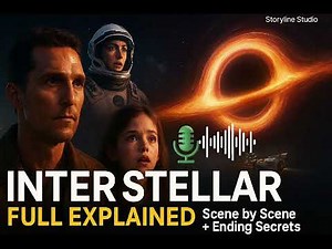 Christopher Nolan’s Interstellar Explained| Complete Story, Science & Plot Twist @StorylineStudio25