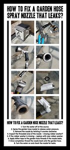 How To Fix A Garden Hose Nozzle That Leaks?