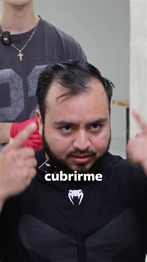 Quiere cubrirse las entradas le dimos un texture messy fringe #shorts #barbero