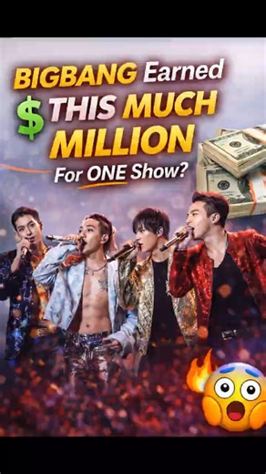BIGBANG Earned THIS MUCH $ MILLION For ONE Show 😳🔥#bigbang #gdragon #cochella #money #kpopnews