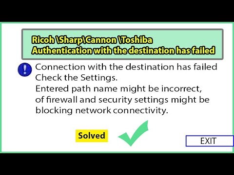 How to Solve SMB Scan Connection With the destination has failed \network scan folder in windows 10