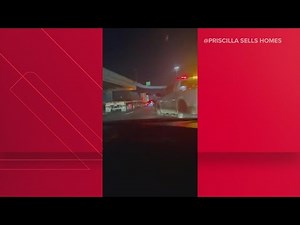 Overturned big rig shuts down Southwest Freeway during morning rush hour