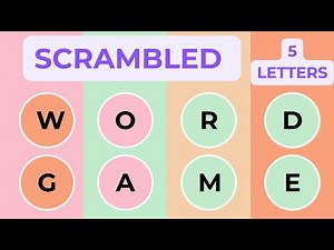 5 Letter Word Unscramble Challenge - Can You Beat This?