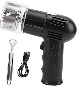 Automatic Coconut Opener, 304 Stainless Steel Electric Coconut Opener Tool, Fast and Efficient Coconut Hole Puncher, Cordless Coconut Opening Machine for Young and Mature (Black)