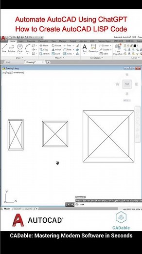 Automate AutoCAD Using ChatGPT - How to Create AutoCAD LISP Code #ChatGPTtoAutoCAD #AutoCADLISP