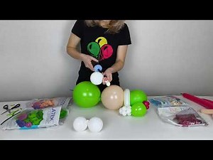 How to make Balloon Christmas Elf 🧝🏻 🎄 | Balloon Twisting Tutorial