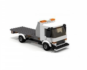 LEGO MOC-3694 Flatbed Tow Truck (Town 2015)