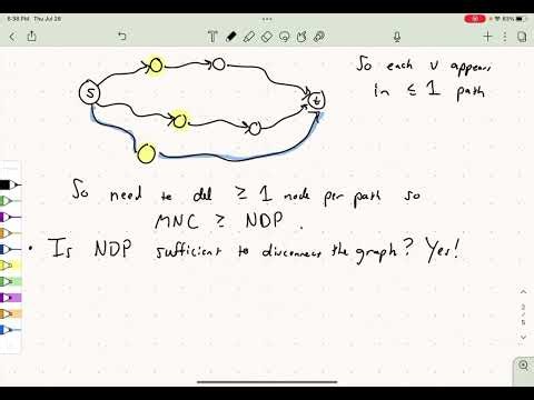 (CS 577) Lecture 10a: Node-Disjoint Paths