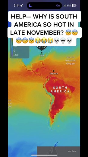 Understanding South America's Hot Weather in Late November