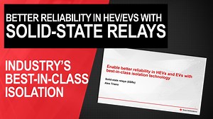 Solid-state relays: Better reliability in HEVs & EVs with best-in-class isolation technology | Video | TI.com