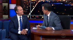 Congressman Adam Schiff says his Republican colleagues in Congress need to speak their minds and vote their conscience when it comes to the Trump impeachment proceedings. | The Late Show with Stephen Colbert
