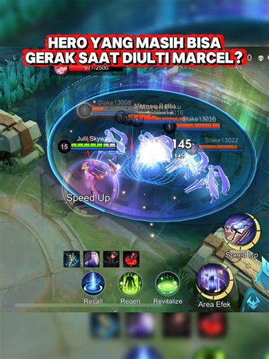 Hero yang Bisa Bergerak Saat Di Ulti Marcel di MLBB