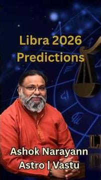Your 2026 Dharma! | LIBRA (Tula) Yearly Horoscope & Spiritual Remedies by Ashok Narayan #ytshorts