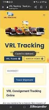 How to track your VRL Courier using your mobile device #parceltracking #vrltracking #indiapost