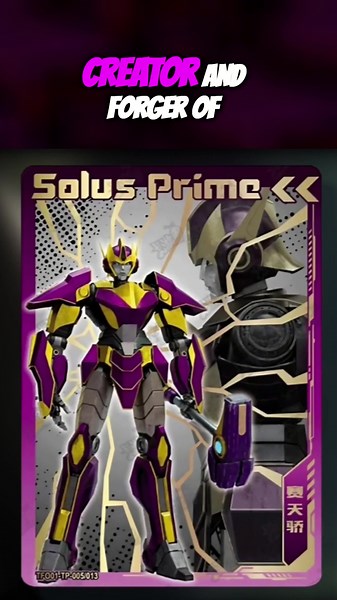 Solus Prime - Day 5 of 13 Primes 💥 Watch the full video on Youtube - Link in Bio! #transformers #transformersone