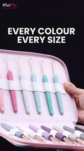 Vybe Grande Crochet Hook Set Unboxing | 14 Aluminium Crochet Hooks | KnitPro